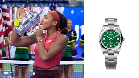 coco gauff rolex 2024.